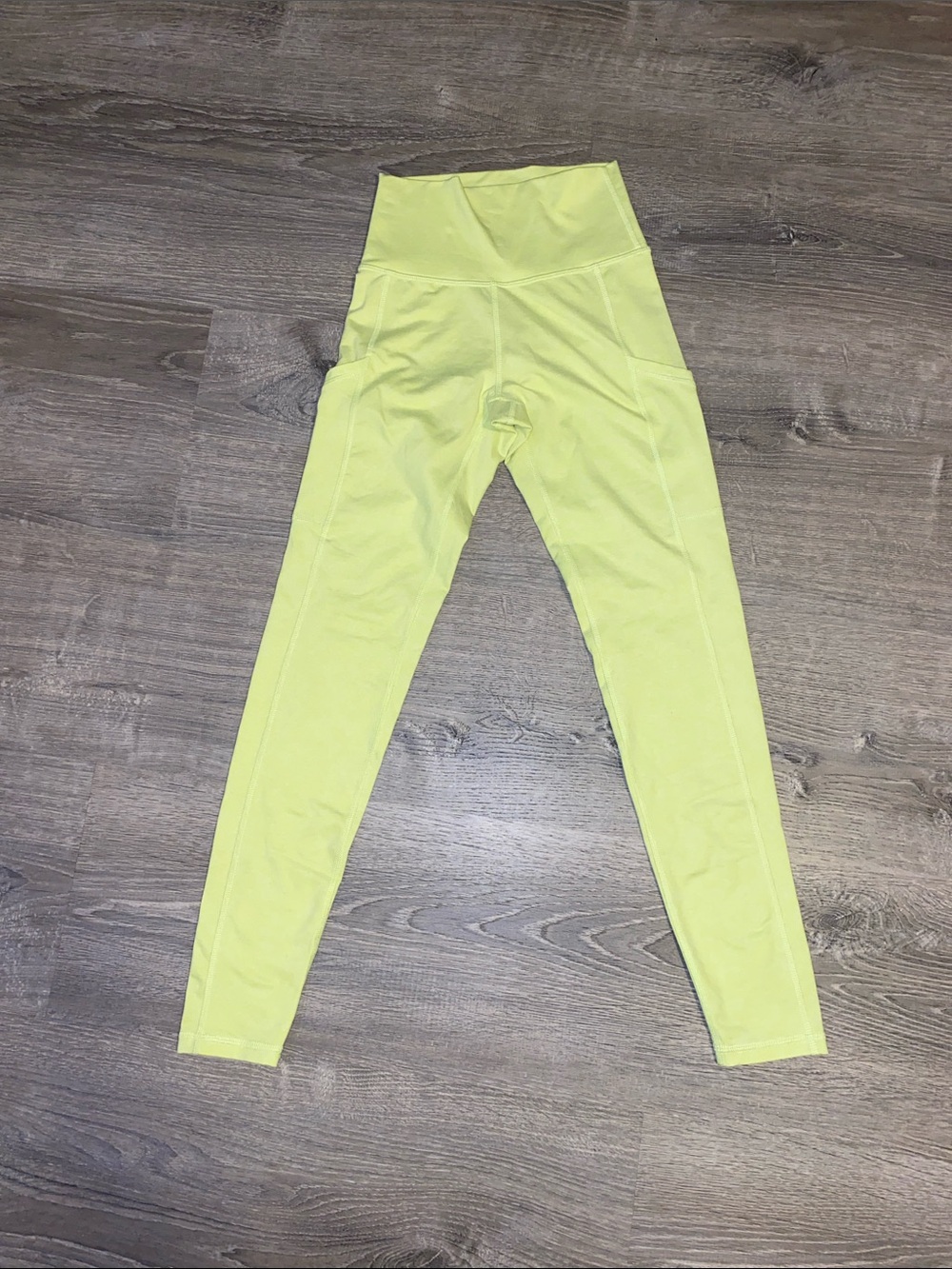 aerie Neon Yellow High-Waist Leggings